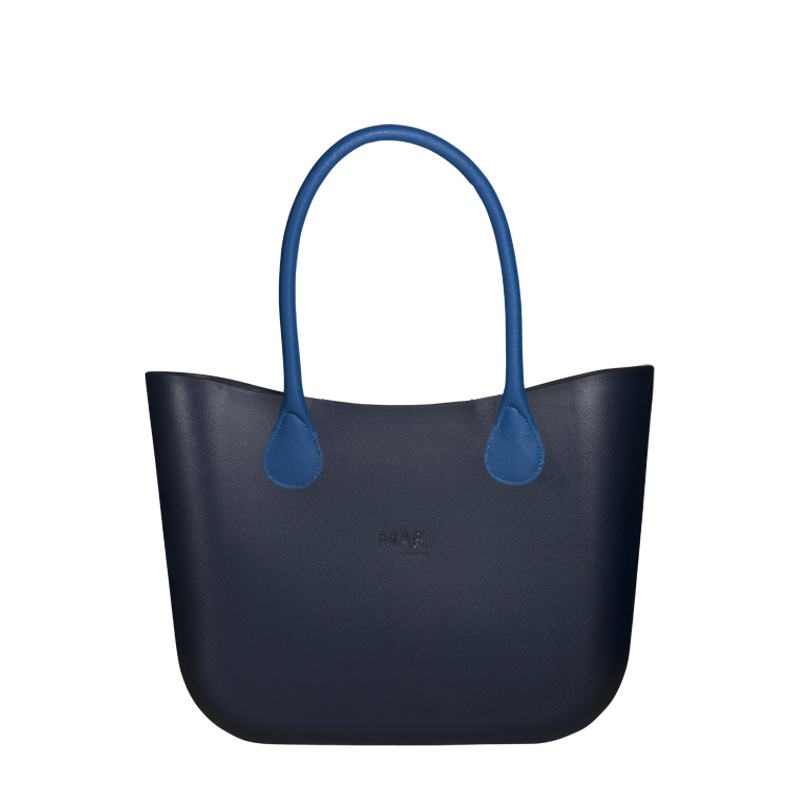 Navy Blue With Blue Be Leather Handles - MABI & CO