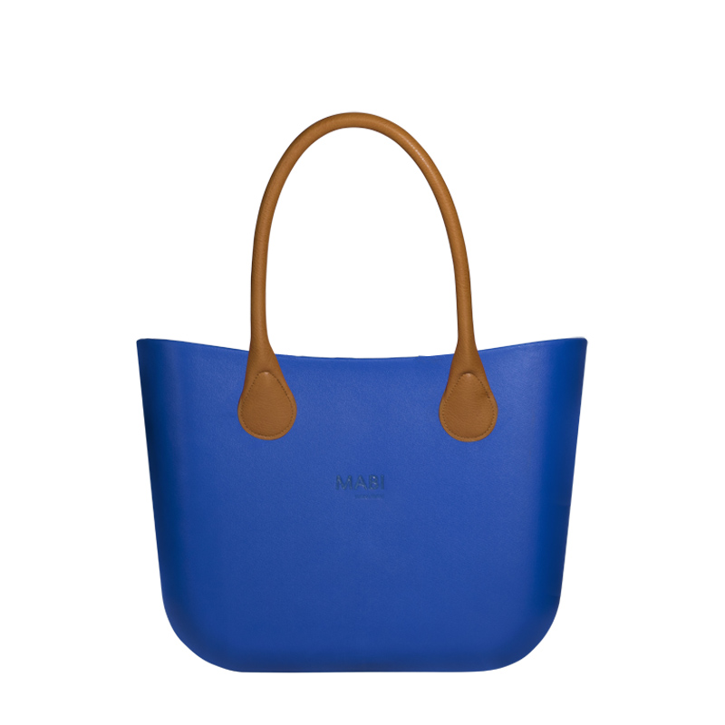 Royal Blue With Brown Be Leather Handles - MABI & CO