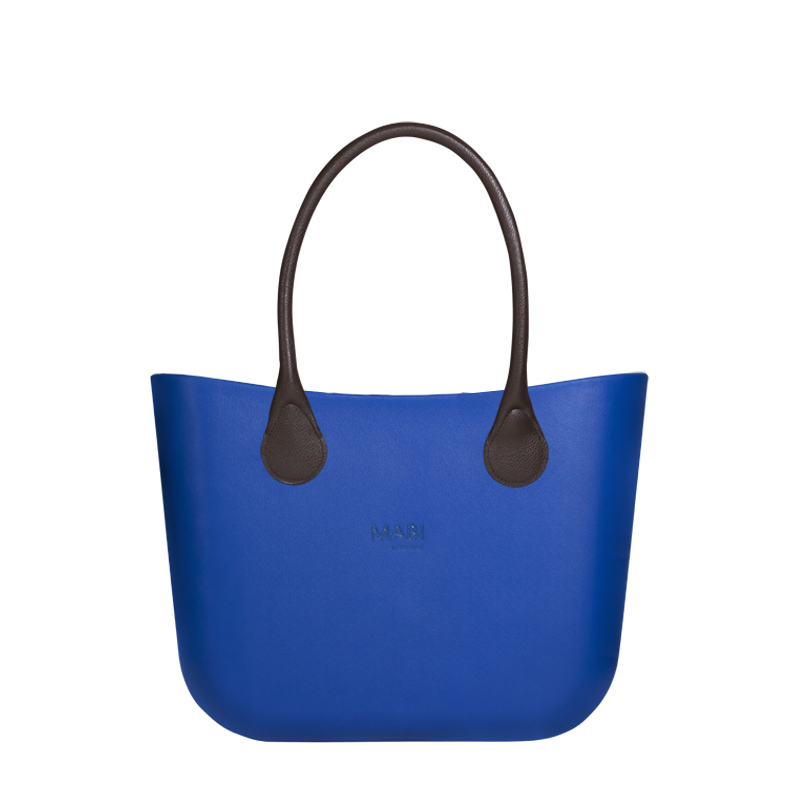 Royal Blue With Dark Brown Be Leather Handles - MABI & CO